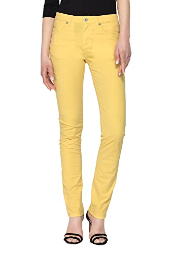 Carrera Jeans - Pantalones para Mujer, Color Liso, Tejido popelín (EU 38)