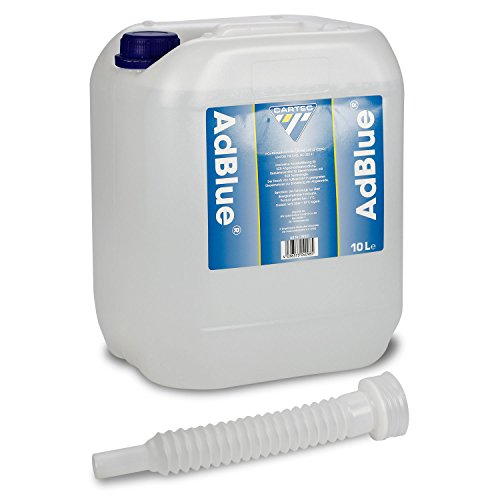 Cartec 99231 AdBlue Urea Extremadamente Pura para el Tratamiento de Los Gases de Escape, 10L Volumen