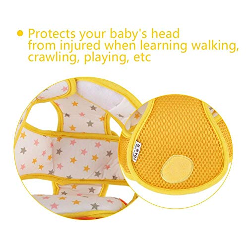 Casco protector para bebé/bebé Gorra protectora, primeros pasos Bumper Kid Acolchado Suave Cómodo Arnés de seguridad transpirable para aprender a caminar y arrastrarse