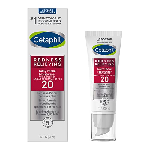 Cetaphil Redness Relieving Daily Facial Moisturizer SPF 20, 1.7 Ounce