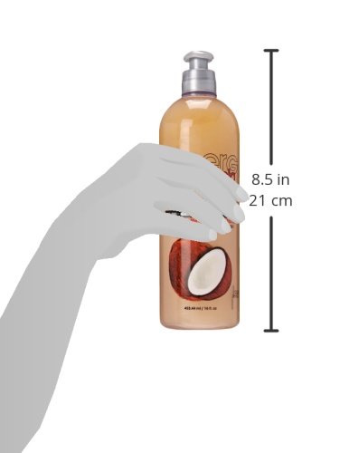 Champú De Coco Emergencia 453ML– Champú De Coco Con Humedad Intensiva Para Puntas Abiertas - Infusión con aceite de coco para cabello más largo y saludable – Champú para reparar las puntas abiertas