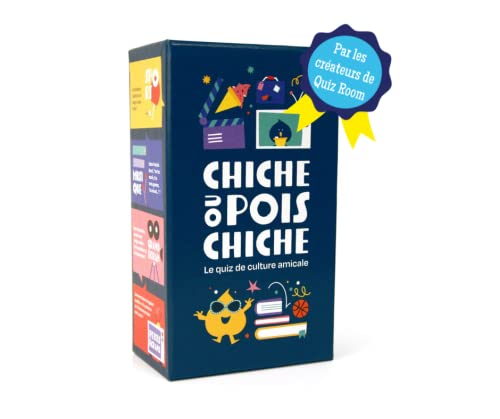 Chiche o lunares chiche – Le Quiz de Cultura Amicale – Juego de cartas – Juegos de mesa para fiestas en familia o Apéros entre amigos