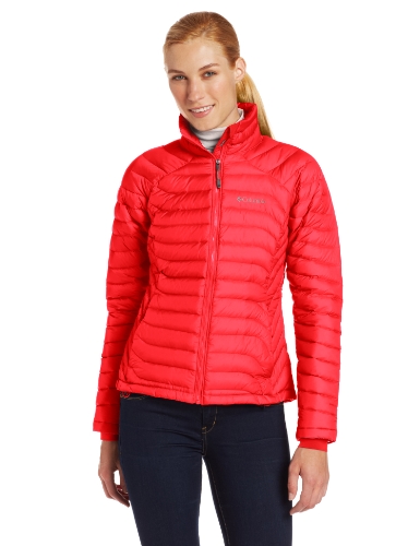 Columbia Chaqueta Power Down para mujer, Hibiscus, color rojo, XS