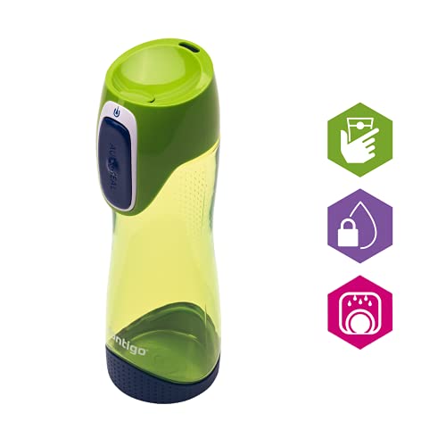 Contigo Swish Botella, Unisex-Adult, Citron, 500 ml