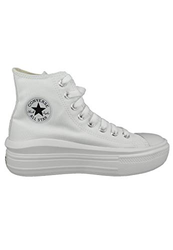 Converse Chuck Taylor All Star, Zapatillas Mujer, White, 41 EU