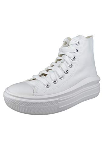 Converse Chuck Taylor All Star, Zapatillas Mujer, White, 41 EU