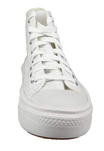 Converse Chuck Taylor All Star, Zapatillas Mujer, White, 41 EU