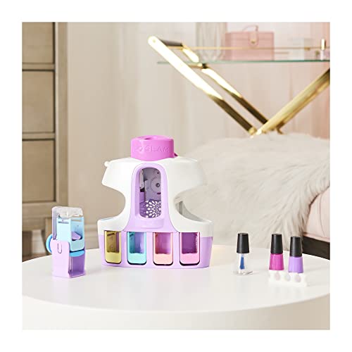 COOL MAKER - GO GLAM NAIL SALON - Set Manicura Niñas GO GLAM U-nique Nail Salon con Estampadora Portátil, 5 Cartuchos de Diseño y Secador - 6061175 - Juguetes Niñas 8 Años +