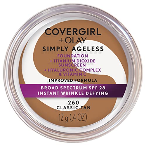 COVERGIRL - Olay Simply Ageless Foundation Classic Tan - 0.4 oz. (12 g)