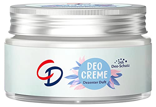 Crema desodorante CD con lirio de agua y sin aluminio y sin alcohol para 24 horas de protección, vegano, 2 unidades (2 x 161 g)