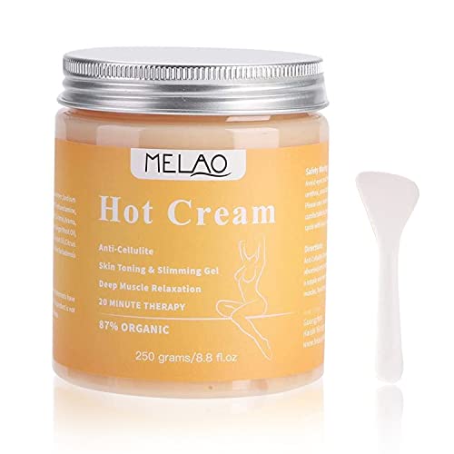 Crema para celulitis MQUPIN-250g Crema reafirmante adelgazante corporal Crema caliente quemador de grasa para reafirmar la piel Modeladora