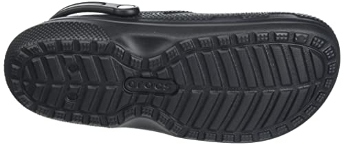 Crocs Classic Lined Clog, Zuecos Unisex Adulto, Black/Black, 38/39 EU