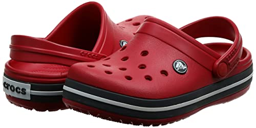 Crocs Crocband, Zuecos Unisex Adulto, Rojo (Pepper), 45/46 EU