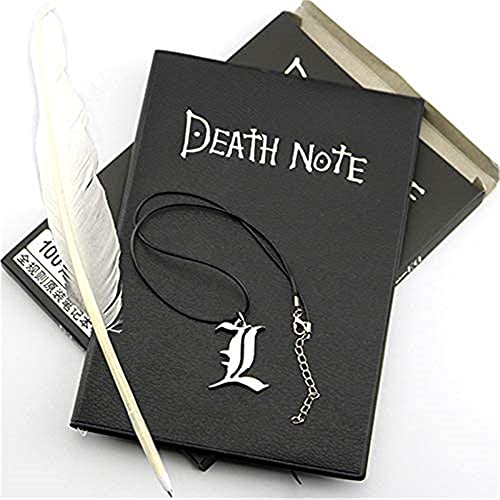 Cuaderno Death Note con bolígrafo, cuaderno de cosplay Death Note con tema de anime de moda, regalos para amantes de cosplay, se puede usar como diario y cuaderno