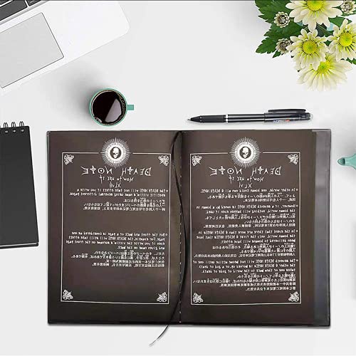 Cuaderno Death Note con bolígrafo, cuaderno de cosplay Death Note con tema de anime de moda, regalos para amantes de cosplay, se puede usar como diario y cuaderno