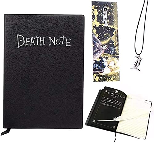 Cuaderno Death Note con bolígrafo, cuaderno de cosplay Death Note con tema de anime de moda, regalos para amantes de cosplay, se puede usar como diario y cuaderno