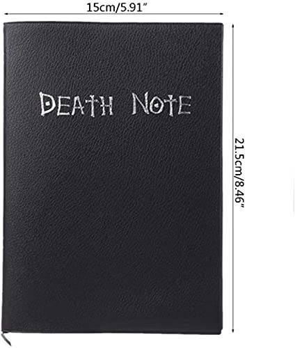 Cuaderno Death Note con bolígrafo, cuaderno de cosplay Death Note con tema de anime de moda, regalos para amantes de cosplay, se puede usar como diario y cuaderno