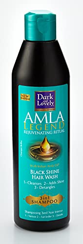 Dark & Lovely Champú Amla Legend Black Shine de 250ml