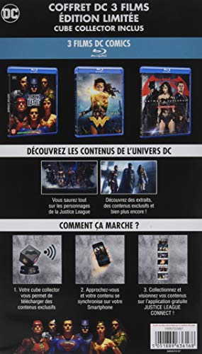 DC Universe - Coffret 3 films : Justice League + Wonder Woman + Batman v Superman : L'aube de la justice [Francia] [Blu-ray]