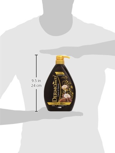 Dermomed Crema de jabón con aceite de argán, 1000 ml