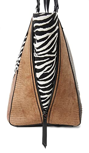 Desigual Mona Marsella, Bolsa de la Compra para Mujer, marrón, Einheitsgröße