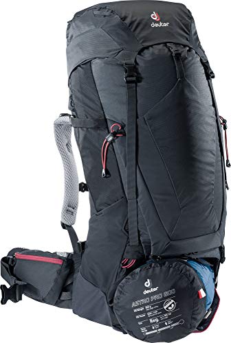 Deuter Futura Vario 45 + 10 SL Mochila, Unisex Adulto, Gris (Graphite/Black), 24x36x45 cm (W x H x L)