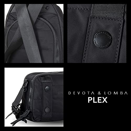 Devota y Lomba Mochila Mujer antirrobo. Mochilas Mujer Casual. Mochila Impermeable. Mochila Mediana. Cómoda y Ligera. Diseño y Calidad. 20 x 32 x 10 cm. PLEX 227983_01. Color Negro