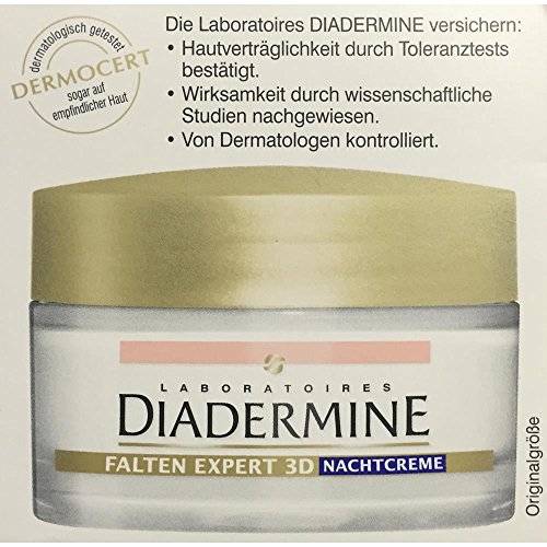 Diadermine Crema de noche antiarrugas de FELSExpert 3D, 50 ml