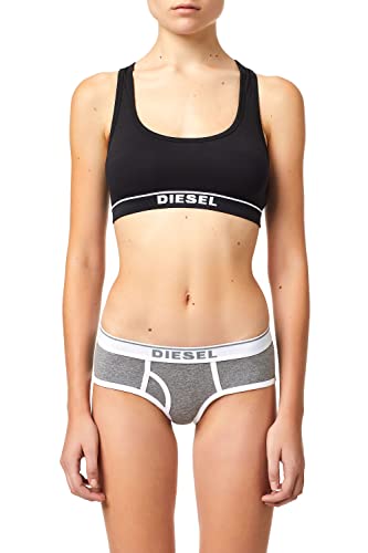 Diesel UFPN-OXY-THREEPACK, Braguita para Mujer, Multicolor (Black/Black/Dark Grey Melange E4372/0eauf), 36 (Talla del fabricante: Small), Pack de 3