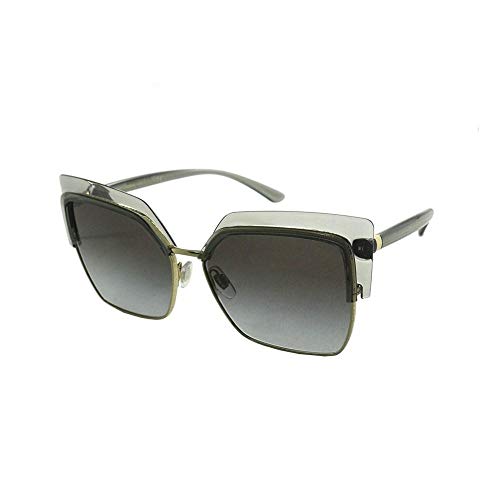 Dolce & Gabbana 0DG6126 Gafas, Transparent Grey/Gold, 60 para Mujer