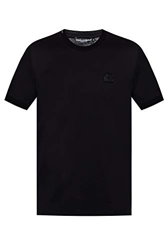 Dolce & Gabbana Camiseta de Hombre Negra Talla 48