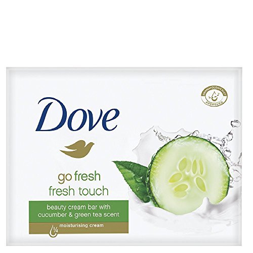 Dove Go Fresh Fresh Touch Pepino y aroma de té verde, jabón de barra (6 unidades)