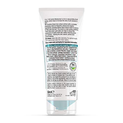 Dr. Organic Skin Clear Crema de Día Purificante, 50 ml