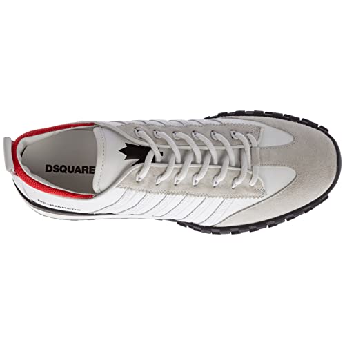 Dsquared2 Hombre Legend Zapatillas White - Red 43 EU