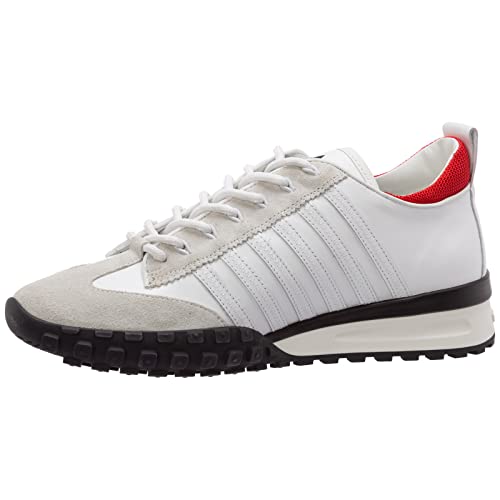 Dsquared2 Hombre Legend Zapatillas White - Red 43 EU