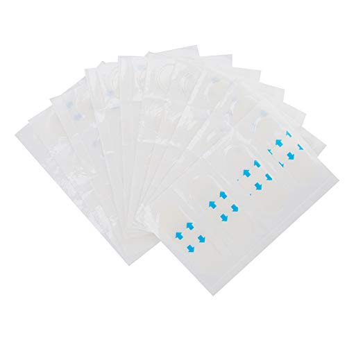 Duevin 40Pcs Invisible Lift Face Sticker Maquillaje Almohadillas de elevación de mentón facial La cinta delgada facial aprieta la piel y elimina las arrugas Herramientas de estiramiento facial