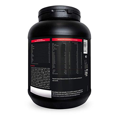 EAFIT Pure Whey - Arándanos 750 g - Crecimiento muscular - Proteínas de Whey - Asimilación Rápida - Aminoácidos y enzimas digestivas - Complejo High Amino - Certificado Antidopaje