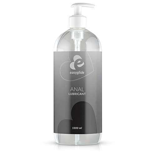 EasyGlide Lubricante Anal a Base de Agua - Lubricantes Sexuales Estimulantes - No Pegajoso, Apto para Preservativos y Seguro para Usar con Juguetes Sexuales - 1000 ml