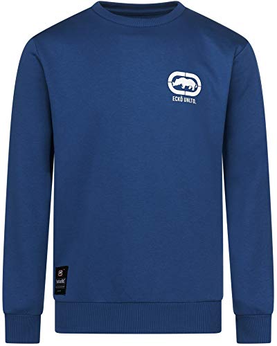 Ecko Unlimited - Sudadera de forro polar con cuello redondo y manga larga para hombre