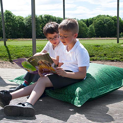 Eden Learning Spaces Learn about Nature Spring Grass - Puf infantil para el suelo - Aula, accesorios educativos para niños