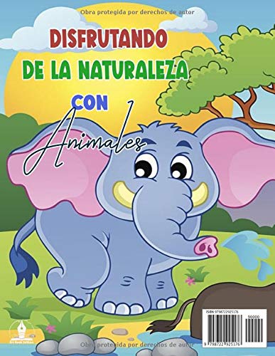 El divertido mundo animal Libro de colorear para niños: Un libro de animales salvajes de safari para niños Animales de la selva. León, elefante, ... vector de blanco y negro para colorear libro