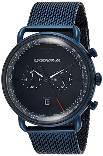 Emporio Armani Reloj Analógico para Hombre de Cuarzo con Correa en Acero Inoxidable AR11289