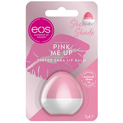 EOS LIP BALM SHEA + SHADE PINK ME UP 7 GR