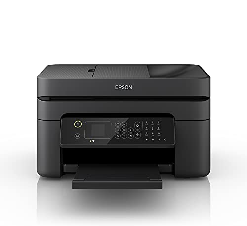 Epson WorkForce WF-2830DWF - Impresora multifunción de inyección de tinta 4 en 1 (impresora, escáner, copia, fax, ADF, WiFi, dúplex, cartuchos individuales, DIN A4), color negro