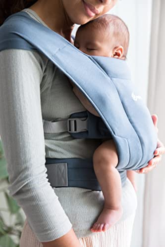 Ergobaby Embrace Mochila Portabebe Ergonomica Recién Nacidos, Extra Suave y Ultraligero (Oxford Blue)