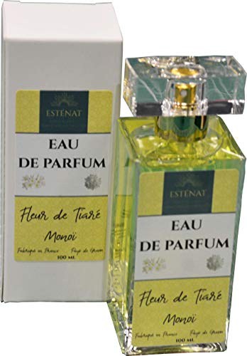 Estenat France- Eau de parfum Fleur de Tiaré, 100 ml, vaporizador - Colección Bastide des Arômes Alta concentración en perfume. Duración excepcional