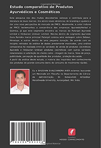 Estudo comparativo de Produtos Ayurvédicos e Cosméticos: Patanjali Ayurveda Limited e Hindustan Unilever Limited