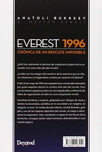 Everest 1996. Crónica de un rescate imposible (Literatura (desnivel))