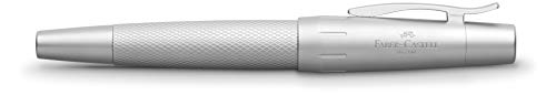 Faber-Castell 148670 e-motion Pure Silver - Pluma estilográfica (punta mediana, 1 unidad)