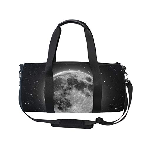 Fantazio - Bolsa de deporte para hombre, diseño de luna, para gimnasio